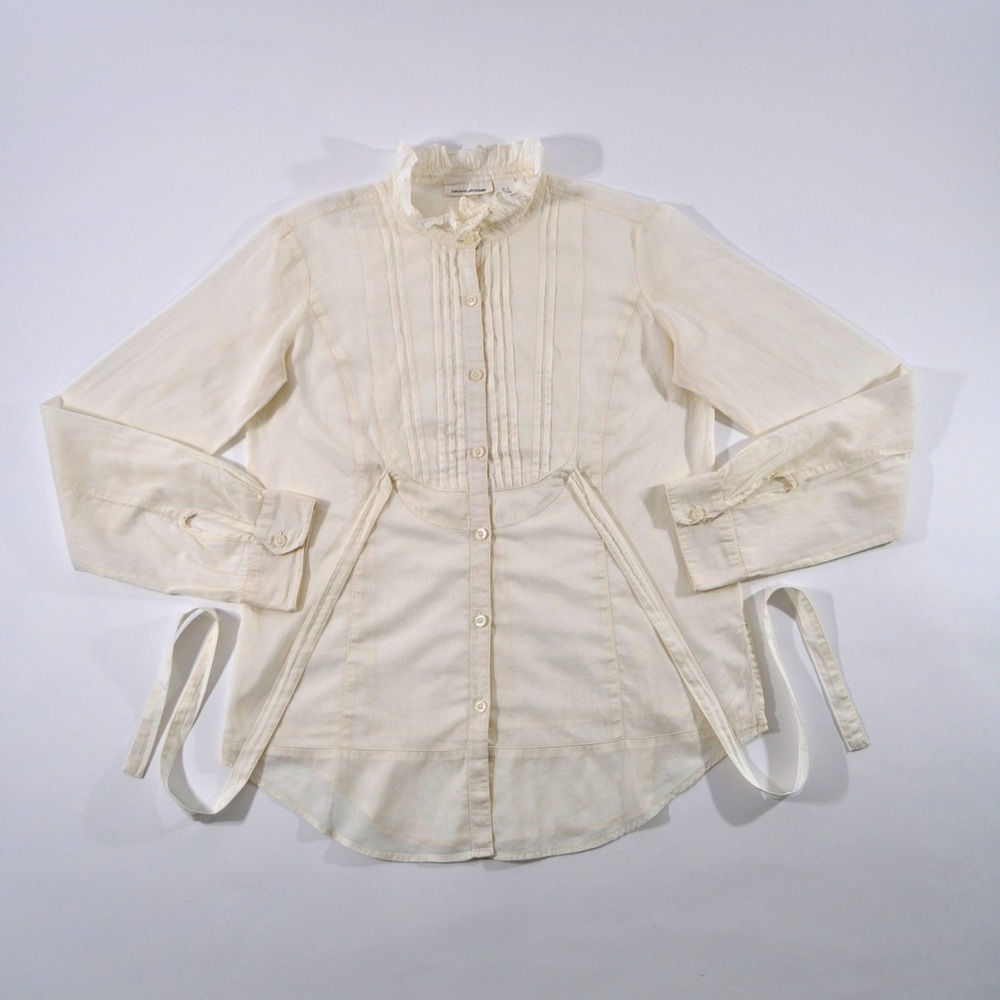 SOLD. DKNY Jeans, Victorian Style Blouse